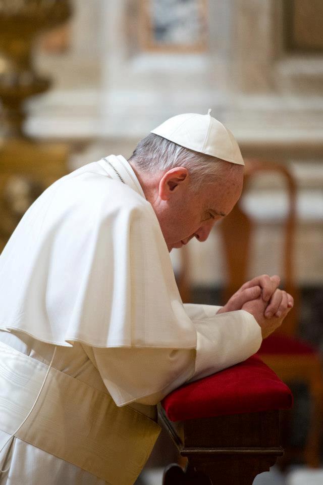 Francis kneeling St Mary Major